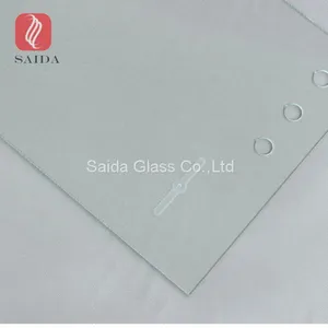 6mm 8mm Thick Custom Clear Safety Toughened Glass 2 Round 2 Square Corners Shelves thumbnail-2