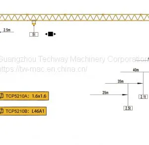 Topless Tower Crane TCP5210 thumbnail-3