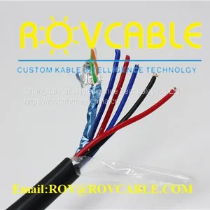 PUR Sheathed Sewer Robotic Cable Pipe Crawler Cable With Kevlar Reinforced thumbnail-1