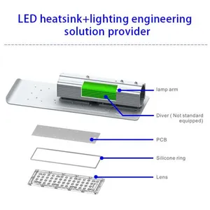 HIGH LUMEN LED 20w 50w 100w 150w 200w 240w Led Street Light Fixture With Garden thumbnail-3
