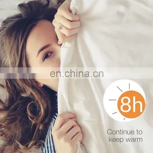 Amazon Super Soft Solid White Waterproof Microfiber Custom Bed Sheet Set For Home thumbnail-7