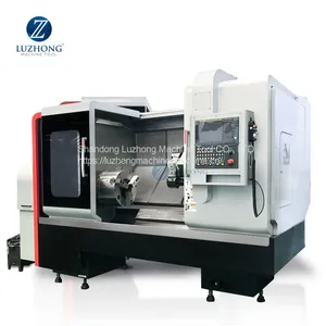 TCK500 Multi Purpose High Speed Slant Bed Linear Rail Lathe Machine Heavy Duty Lathe thumbnail-3