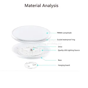 Thin LED Ceiling Light for Bathroom 220V 12W 18W 24W 36W Bedroom LED Ceiling Lamp for Corridor Aisle Kitchen Bedroom Lamps thumbnail-4