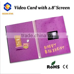 2.8"good Quality Video Promotion Card thumbnail-1