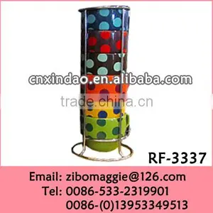 Glazed Professional Ceramic Personalized Cup With Rack for Fine China Tea Cup thumbnail-1