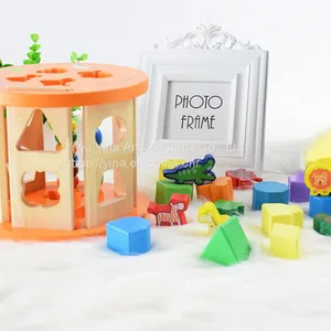 Wooden Geometric Shape Matching Educational & Learning Toy, Shape Match Toy, Shape Sorter Toy thumbnail-3