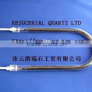 U Bend Carbon Quartz Heating Lamp Tube thumbnail-1