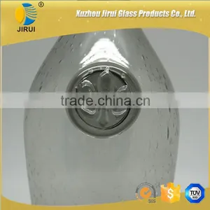 1200ml Clear Glass Wide Mouth Vase thumbnail-3