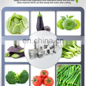 Industrial Small Air Bubble Fruit And Vegetable Basket Washing Machine thumbnail-2