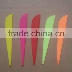 Arrow Plastic Feather Fletching Vanes 1.75",2",2.5",3",4",5" Linkboy Hunting thumbnail-4