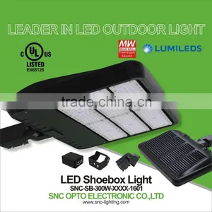 Super Slim UL CUL Certified Parking Lot Lighting Led Shoebox Light 300W for Court Playground Stadium Roadway Lighting thumbnail-1