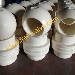 Carbon Steel Bare Stem Ceramic Lined Ball Valve thumbnail-2