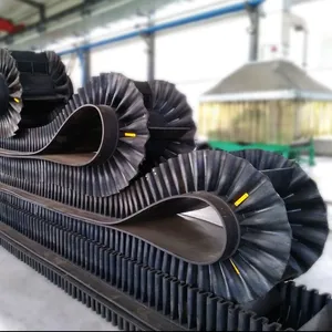 Sidewall and Cross Cleat Ep200 Rubber Conveyor Belting thumbnail-5