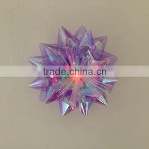 3 Bows per Blister LED Present Ribbon Bow With 7 Colors Change for Christmas Decoration thumbnail-3