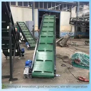 600-bandwidth Flat Belt Conveyor, Mobile Conveyor Belt With Circular Tube Guardrails, Container Belt Conveyor thumbnail-4