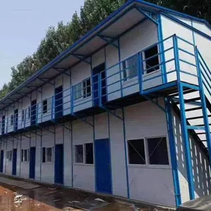 Cangzhou: Build Rock Wool Fireproof Movable Houses and Color Steel Houses for Workers' Accommodation on Construction Sites. Provide Temporary Houses, Container Houses, and Barriers in Yanshan Development Zone thumbnail-2