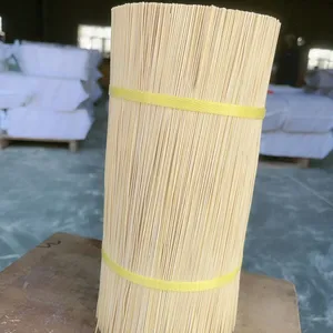 AAA Quality 8/9/10/11/12 Inches 1.3mm DIA. Round Bamboo Sticks for Making Agarbatti Bambu Sticks thumbnail-1