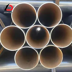 Q235 S235JRH 3 Inch 88.9mm Black Painted Welded Steel Pipes thumbnail-3