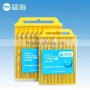 Twist Helically Corrugated Triangular Drill Bit Ceramic Tools for Ceramic Tile Marble thumbnail-1