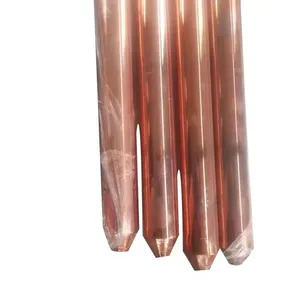 Heavy Duty Copper Ground Rod 1 Inch Diameter for Transmission Line Earthing thumbnail-3