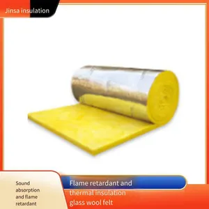 Jinsa 1200*70mm Glass Wool Roll Felt for Greenhouses With High Fiber Toughness, Factory Supply thumbnail-1