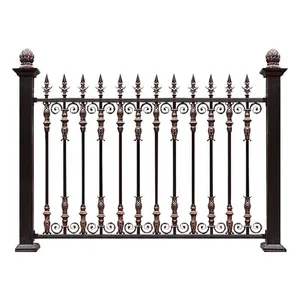 Heavy Duty Welded Zinc Steel Fence, Q235 Steel, 3.0mm Wire Diameter, 2.4m Length thumbnail-1