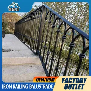 Wholesale Fancy Wrought Iron Railing China Balcony Balustrades thumbnail-3
