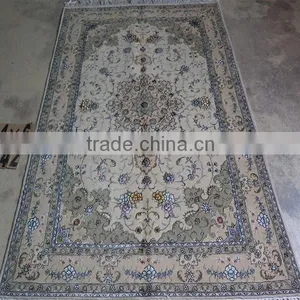 Handmade Double Knots Wool and Silk Apartment Corridor Carpet thumbnail-1