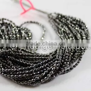 Black Diamond Faceted Barrel Shape in Top Quality thumbnail-1
