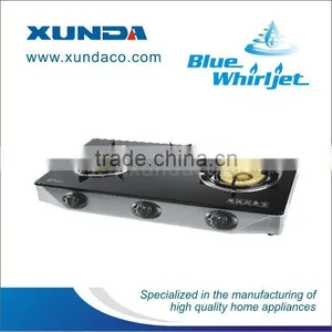 3 Burner Tabletop Slim Glass Gas Stoves Gas Cookers thumbnail-1