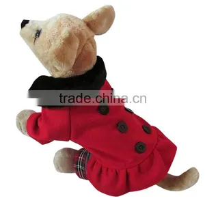 Wholesale Fashional Europe America Style Woolen Cloth Four Legs Style Dog Jumpsuits thumbnail-3