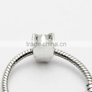 Creative Owl Metal Beads With Hole, DIY Lead Free Nickle Free Bracelets & Necklaces Zinc Alloy Beads Accessories thumbnail-2