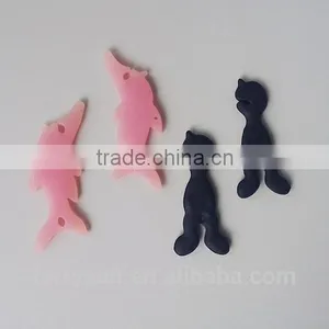 Customized Shape and Logo Soft Silicone Rubber Earphone Cord Cable Winder thumbnail-5