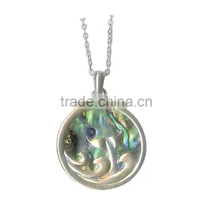 Nautical Fishermans Pendant Best Price Jewelry Lab Opal Whale Tail Pendant Blue Lab Opal thumbnail-1