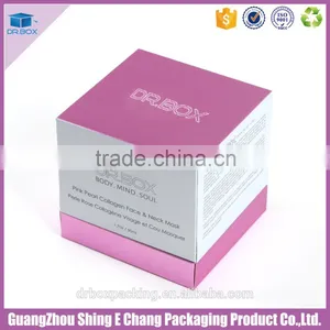 Luxury Pink Paperboard Cosmetic Box With Plastic Holder Insert thumbnail-2