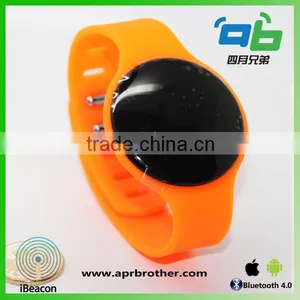 Wristband Wearable Beacon With IBeacon & Eddystone Technology 5color Available thumbnail-1