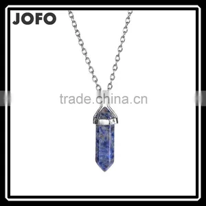 2016 Trendy Hot Style Natural Stone Bullet Necklace SMJ0139 thumbnail-1