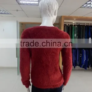 Lady's Crew Neck Double Jacquard Knitted Pullover Garment 2016 Fall/winter Acrylic/nylon/wool thumbnail-6