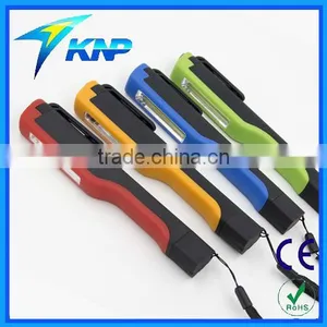 Portable COB Pen Flashlight With Clip and Magnet thumbnail-1