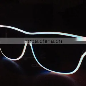 Glowing Party Rave EL Wire Glasses/EL Sunglasses/EL Light Glasses/Lighting EL Glasses thumbnail-4