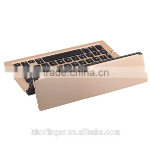 Factory Supply Aluminum Alloy ABS Tablets Foldable Bluetooth Keyboard for Tablets Support Win/IOS/Android thumbnail-4