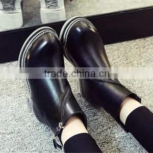 Hot Selling Boots Women Leather Winter White Boots for Women With Low Price XT-DA0759 thumbnail-5