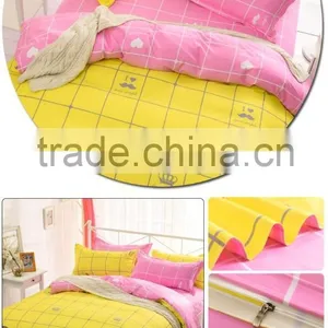 Simple Style Multicolor Grid Plaid Bedding Set thumbnail-5