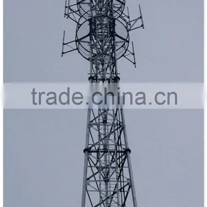 Telecommunication Microwave Gsm Antenna Steel Monopole Tower thumbnail-5