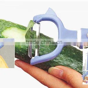 ABS+S/S 17*7.2 Kitchen Tools Apple and Potato Peeler/fruit&vegetable Peeler/plastic Fruit Peeler thumbnail-1