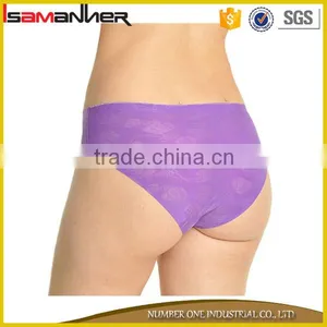 Women Sex Rose Flower Hipster Panty Sexy Lady Printed Flower Panties thumbnail-2