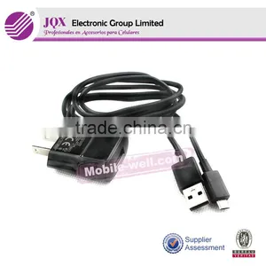 Cell Phone 2 in 1 Travel Adapter Charger for Blackberry With USB Data Cable thumbnail-1
