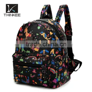 China Suppliers Wholesale Custom Deer Design 3D Print Backpacks thumbnail-2