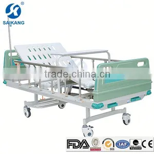 China Manufacturer Low Price Cpr Functional Flat Icu Bed thumbnail-5