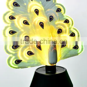 Fashion Fiber Optic Peacock With Led thumbnail-1